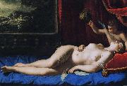 Artemisia  Gentileschi Sleeping Venus Spain oil painting artist